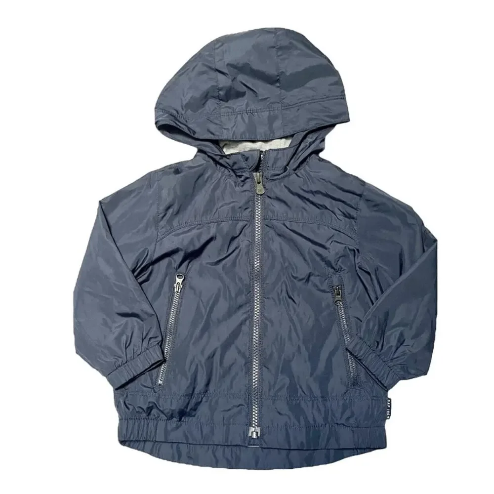 Gap Lined Windbreaker Jacket With Hood 18-24m